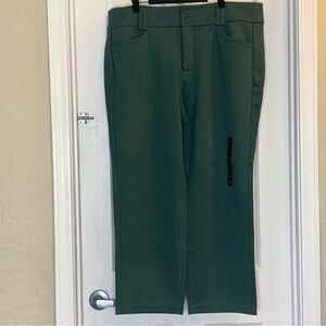 Studio by Torrid Trouser Straight Luxe Point Pant Dark Forest Size 20S